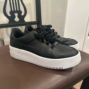 Worn once sage Air Force ones 9